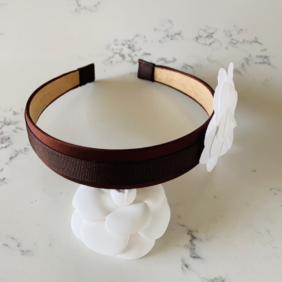 White Camellia Handcrafted Headband